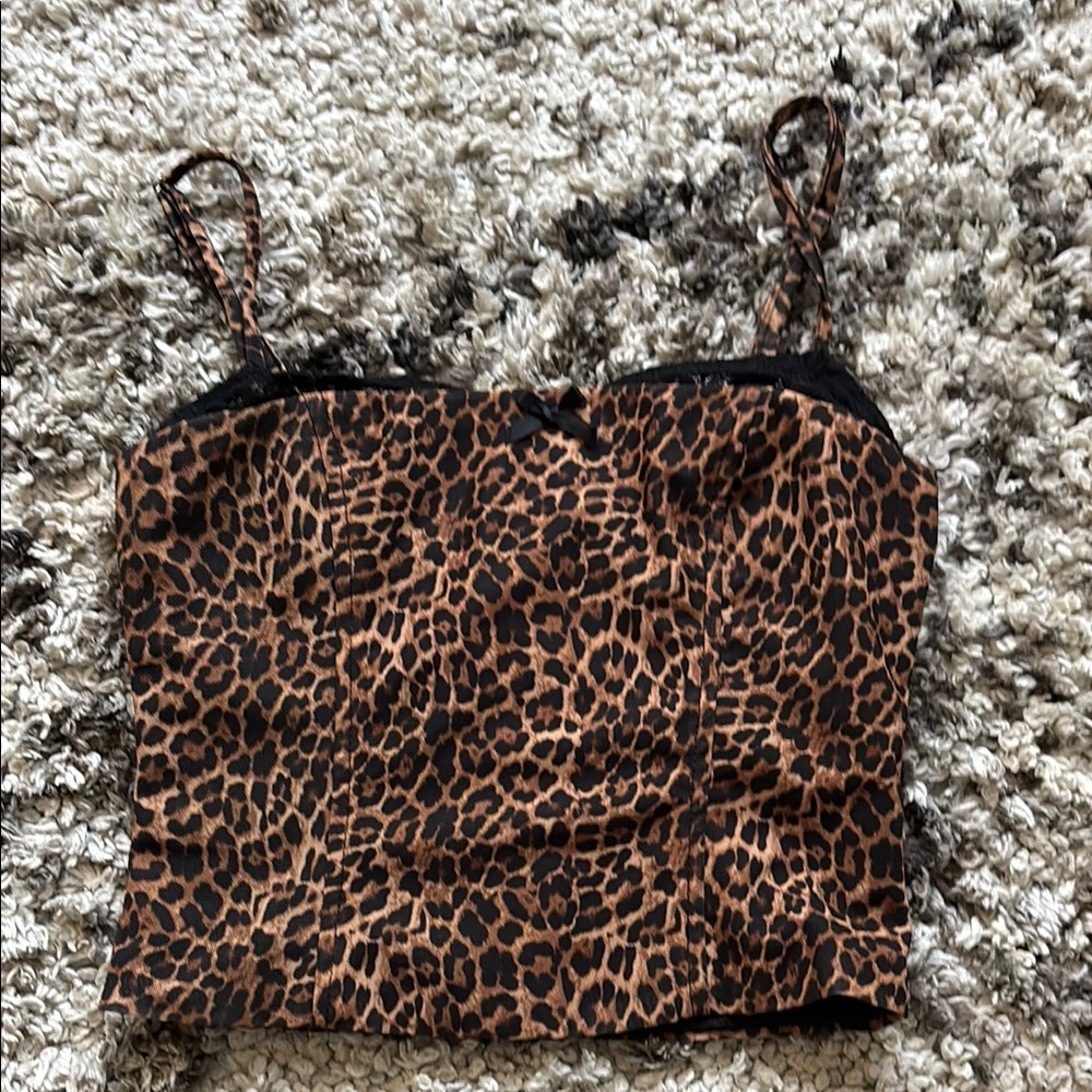 Leopard Print Cami Top